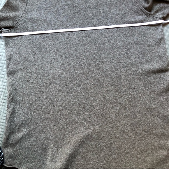 JOIE Tambrel 70% wool 30% cashmere asymmetrical heather coffee Sweater XS/S - Picture 9 of 10